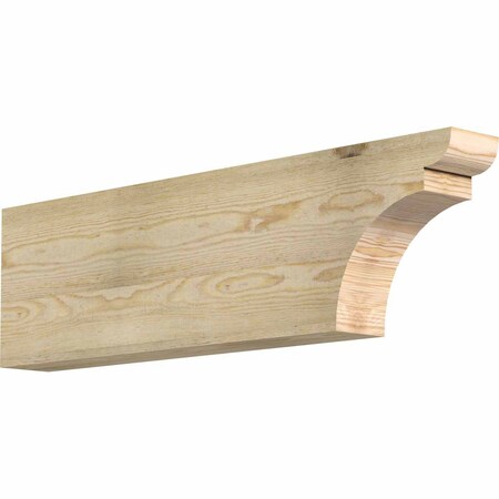 Ekena Millwork Yorktown Rough Sawn Rafter Tail, Douglas Fir, 4"W x 10"H x 36"L RFT04X10X36YOR00RDF